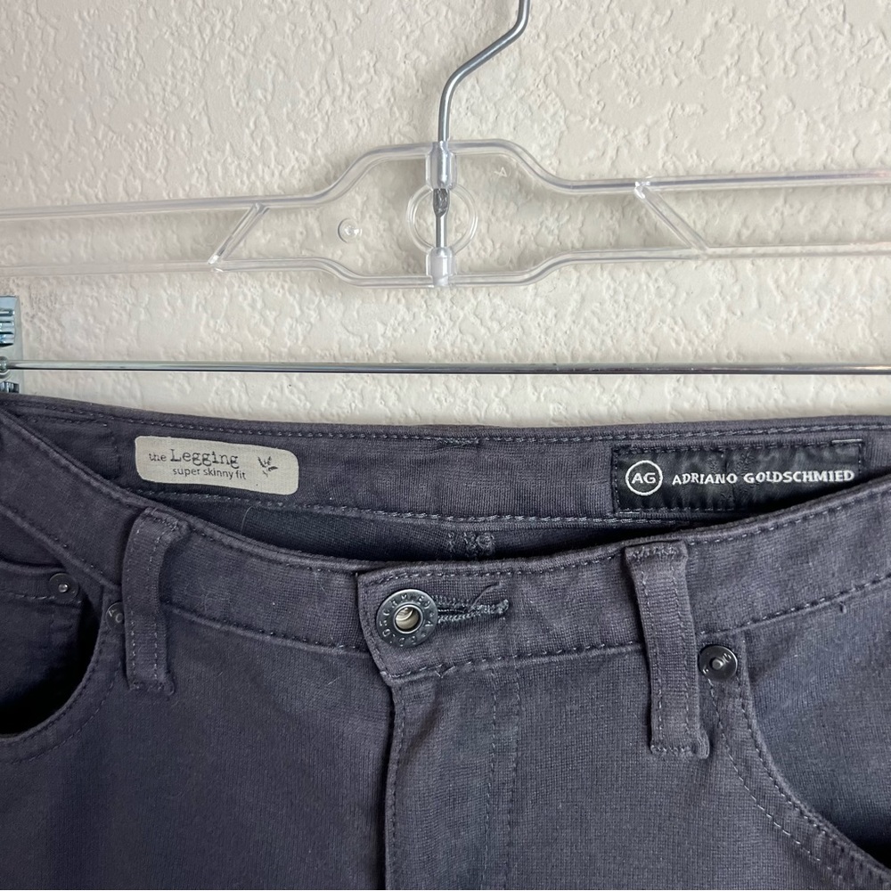 Adriano Goldschmied Charcoal Grey ‘The Legging’ Jegging Skinny Jeans - Picture 3 of 15